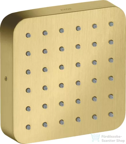 Hansgrohe AXOR CITTERIO E 12x12 cm-es oldalfúvóka/testzuhany,szálcsiszolt sárgaréz hatású 36822950