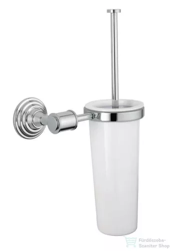 Bugnatese COMPLEMENTI Fali wc-kefetartó csíkos króm színben 36825