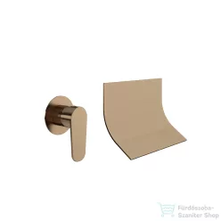   RamonSoler ALEXIA falsík alatti mosdó csaptelep 8,2 cm-es kifolyóval, leeresztő nélkül, szálcsiszolt réz 36A312196