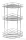 AQUALINE KRÓM LINE sarokpolc, 200x485x200mm, króm (37015)