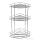 AQUALINE KRÓM LINE sarokpolc, 200x485x200mm, króm (37015)