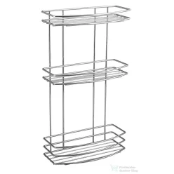 AQUALINE KRÓM LINE polc, 250x485x125mm, króm (37045)