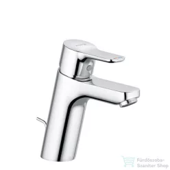   Kludi PURE&EASY egykaros mosdó csaptelep 100 NA 15, automata leeresztővel, króm 371900565