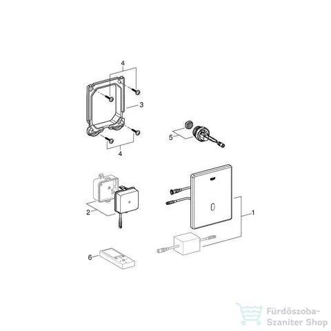 Grohe Tectron Skate infrás vezérlés piszoárhoz 37321001