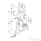 Kludi PURE&EASY egykaros mosdó csaptelep 70 NA 15, automata leeresztővel, króm 373820565