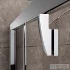 Ravak PIVOT PSKK3-80 80x80x190 cm-es íves zuhanykabin nyíló ajtóval,Szatén+Transparent,37644U00Z1