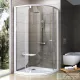 Ravak PIVOT PSKK3-90 90x90x190 cm-es íves zuhanykabin nyíló ajtóval,Fehér/Fehér+Transparent,37677101Z1