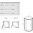   Ravak PIVOT PSKK3-90 90x90x190 cm-es íves zuhanykabin nyíló ajtóval,Fekete+Transparent,37677300Z1