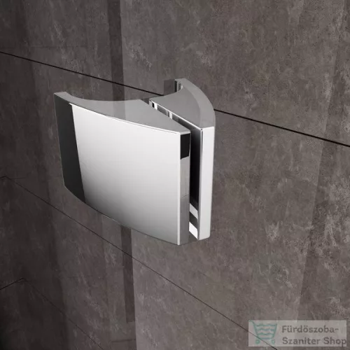 Ravak PIVOT PSKK3-90 90x90x190 cm-es íves zuhanykabin nyíló ajtóval,Króm+Transparent,37677C00Z1