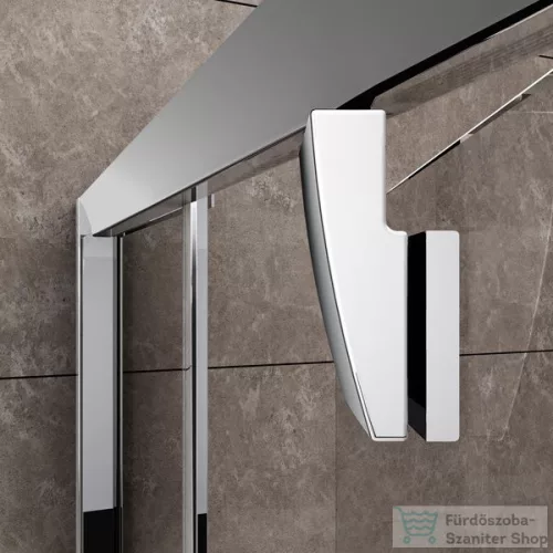 Ravak PIVOT PSKK3-90 90x90x190 cm-es íves zuhanykabin nyíló ajtóval,Króm+Transparent,37677C00Z1
