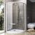 Ravak PIVOT PSKK3-100 100x100x190 cm-es íves zuhanykabin nyíló ajtóval,Fehér/Fehér+Transparent,376AA101Z1