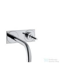   Hansgrohe AXOR Uno 2  egykaros mosdócsaptelep falsík alatti szereléshez dekorlappal és rövid kifolyóval DN15, króm  38112000
