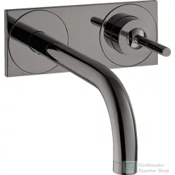   Hansgrohe AXOR UNO falsík alatti mosdócsaptelep 16,5 cm-es kifolyóval, nem zárható leeresztővel, polírozott fekete króm 38112330