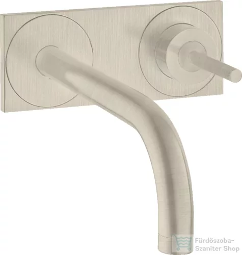 Hansgrohe AXOR UNO falsík alatti mosdócsaptelep 165 mm-es kifolyóval,nem zárható leeresztővel, szálcsiszolt nikkel 38112820