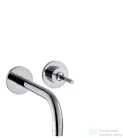Hansgrohe AXOR Uno 2  egykaros mosdócsaptelep falsík alatti szereléshez takarórozettákkal és rövid kifolyóval DN15, króm 38113000