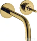 Hansgrohe AXOR UNO falsík alatti mosd ócsaptelep 16 cm-es kifolyóval, nem zárható leeresztővel, polírozott arany hatású 38113990