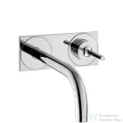 Hansgrohe AXOR Uno 2  egykaros mosdócsaptelep falsík alatti szereléshez dekorlappal  és hosszú kifolyóval DN15, króm 38115000