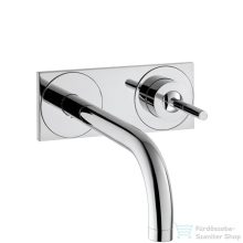   Hansgrohe AXOR Uno 2  egykaros mosdócsaptelep falsík alatti szereléshez dekorlappal  és hosszú kifolyóval DN15, króm 38115000