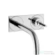 Hansgrohe AXOR Uno 2  egykaros mosdócsaptelep falsík alatti szereléshez dekorlappal  és hosszú kifolyóval DN15, króm 38115000