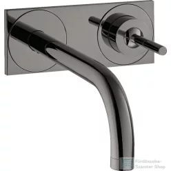   Hansgrohe AXOR UNO falsík alatti mosdó csaptelep 225 mm-es kifolyóval, nem zárható leeresztővel, polírozott fekete króm 38115330