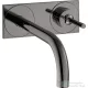 Hansgrohe AXOR UNO falsík alatti mosdó csaptelep 225 mm-es kifolyóval, nem zárható leeresztővel, polírozott fekete króm 38115330