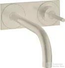 Hansgrohe AXOR UNO falsík alatti mosdócsaptelep 225 mm-es kifolyóval,nem zárható leeresztővel, szálcsiszolt nikkel 38115820