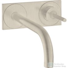   Hansgrohe AXOR UNO falsík alatti mosdócsaptelep 225 mm-es kifolyóval,nem zárható leeresztővel, szálcsiszolt nikkel 38115820