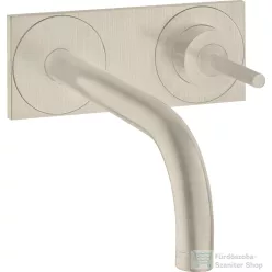   Hansgrohe AXOR UNO falsík alatti mosdócsaptelep 225 mm-es kifolyóval,nem zárható leeresztővel, szálcsiszolt nikkel 38115820