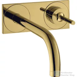   Hansgrohe AXOR UNO falsík alatti mosdó csaptelep 225 mm-es kifolyóval, nem zárható leeresztővel, polírozott arany hatású 38115990