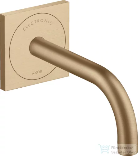 Hansgrohe AXOR UNO elektromos mosdócsaptelep 165 mm-es kifolyóval, szálcsiszolt bronz 38119140