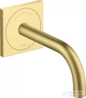 Hansgrohe AXOR UNO elektromos mosdócsaptelep 165 mm-es kifolyóval, szálcsiszolt sárgaréz 38119950