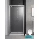 Radaway Twist DW 100 zuhanyajtó króm/átlátszó 382003-01