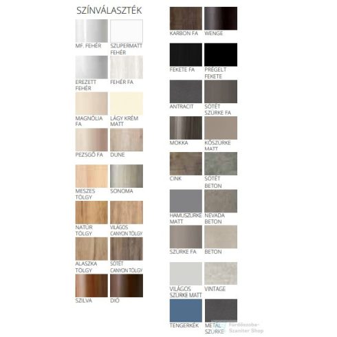 TBoss Mirror Box Senna 90 tükrös szekrény LED világítással 3822312106092402030