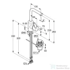 Kludi BOZZ egykaros mosdó csaptelep, automata leeresztővel, króm 382940576