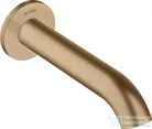 Hansgrohe AXOR UNO 178 mm-es kádkifolyó, szálcsiszolt bronz 38411140