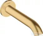 Hansgrohe AXOR UNO 178 mm-es kádkifolyó, szálcsiszolt arany hatású 38411250