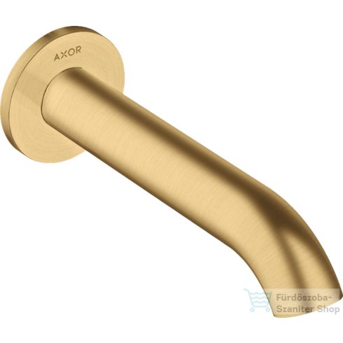 Hansgrohe AXOR UNO 178 mm-es kádkifolyó, szálcsiszolt arany hatású 38411250