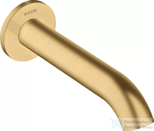 Hansgrohe AXOR UNO 178 mm-es kádkifolyó, szálcsiszolt arany hatású 38411250