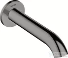 Hansgrohe AXOR UNO 178 mm-es kádkifolyó, polírozott fekete króm 38411330