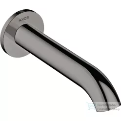   Hansgrohe AXOR UNO 178 mm-es kádkifolyó, polírozott fekete króm 38411330