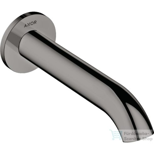 Hansgrohe AXOR UNO 178 mm-es kádkifolyó, polírozott fekete króm 38411330