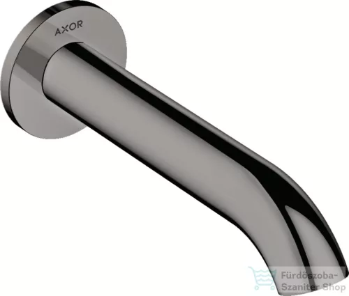 Hansgrohe AXOR UNO 178 mm-es kádkifolyó, polírozott fekete króm 38411330