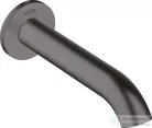 Hansgrohe AXOR UNO 178 mm-es kádkifolyó, szálcsiszolt fekete króm 38411340