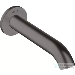   Hansgrohe AXOR UNO 178 mm-es kádkifolyó, szálcsiszolt fekete króm 38411340