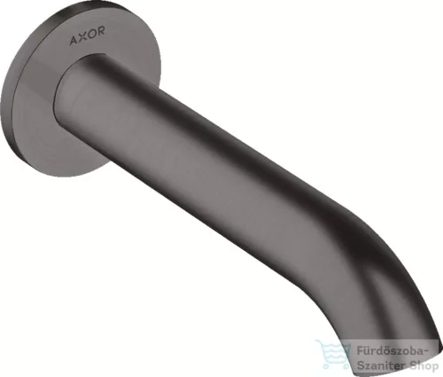 Hansgrohe AXOR UNO 178 mm-es kádkifolyó, szálcsiszolt fekete króm 38411340
