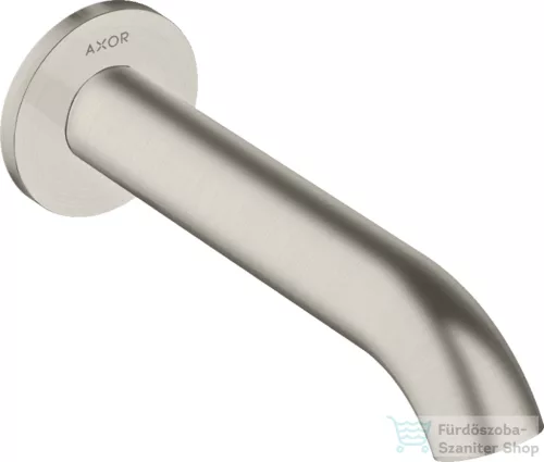 Hansgrohe AXOR UNO 178 mm-es kádkifolyó, rozsdamentes acél hatású 38411800