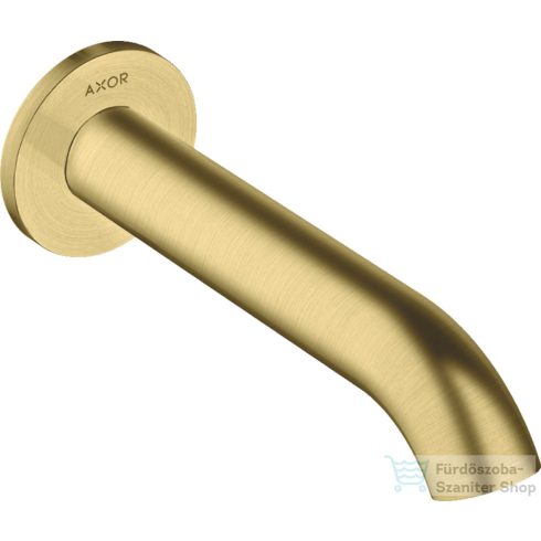 Hansgrohe AXOR UNO 178 mm-es kádkifolyó, szálcsiszolt sárgaréz 38411950
