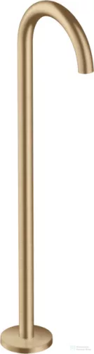 Hansgrohe AXOR Uno szabadon álló kádkifolyó alaptest nélkül, szálcsiszolt bronz 38412140