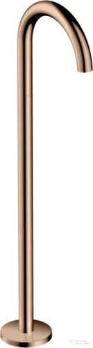 Hansgrohe AXOR Uno szabadon álló kádkifolyó alaptest nélkül, polírozott vörös arany hatású 38412300