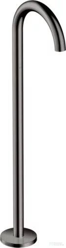 Hansgrohe AXOR Uno szabadon álló kádkifolyó alaptest nélkül, polírozott fekete króm 38412330